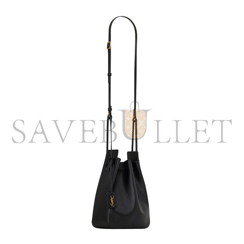 YSL BUCKET BAG IN LEATHER 817386AADUK1000 (18*24*7cm)